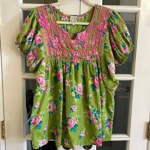 Sister Mary embroidered blouse